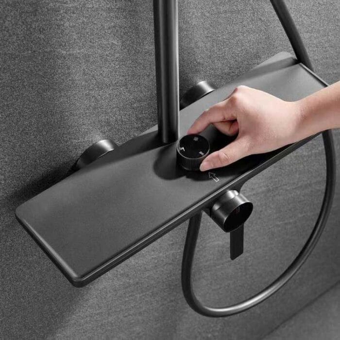Gun Gary Brass 3 Way Exposed Shower Set - Image 6