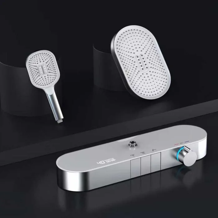 Gold Thermostati Exposed Shower Set - Image 7