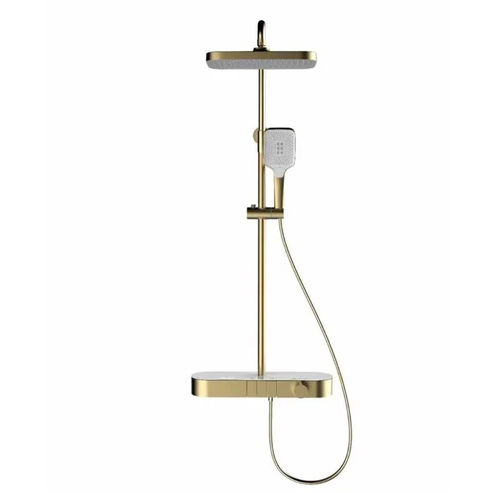 Gold Thermostati Exposed Shower Set - Image 5