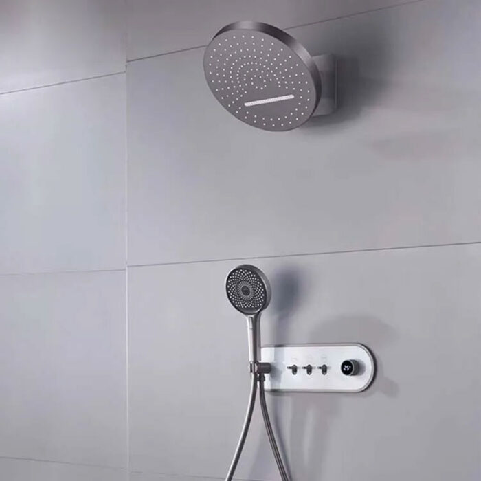 Gunmetal Brass Concealed  Shower Set - Image 3