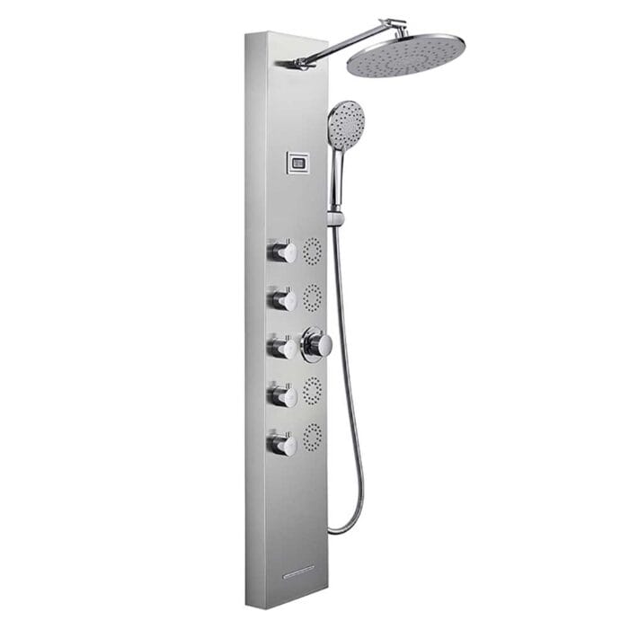 Satin Wall mounted SUS304 Bathroom Shower Panel
