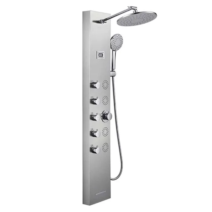 Satin Wall mounted SUS304 Bathroom Shower Panel
