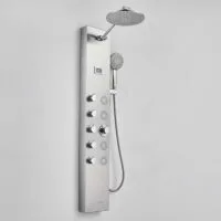 Satin Wall mounted SUS304 Bathroom Shower Panel - Image 13