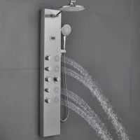 Satin Wall mounted SUS304 Bathroom Shower Panel - Image 3