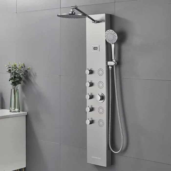 Satin Wall mounted SUS304 Bathroom Shower Panel - Image 5