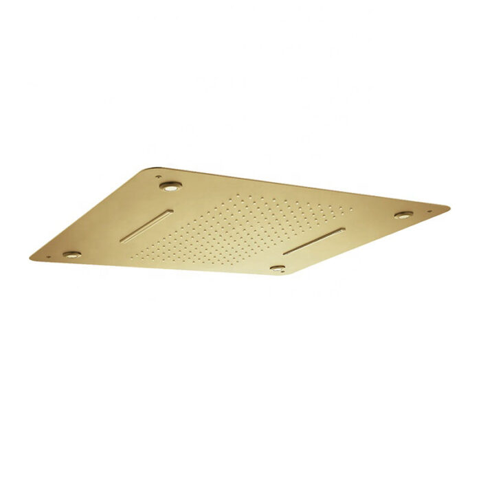 Gold Brass Concealed  Shower Set Withc Body Jet - Image 4