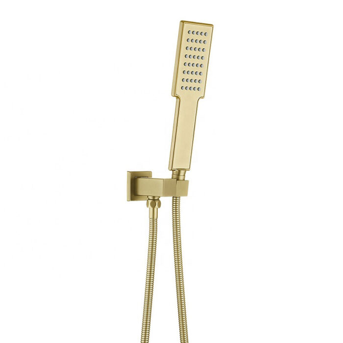 Gold Brass Concealed  Shower Set Withc Body Jet - Image 5