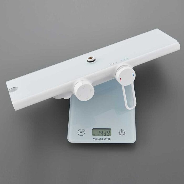 White Brass Exposed Shower Set - Image 8