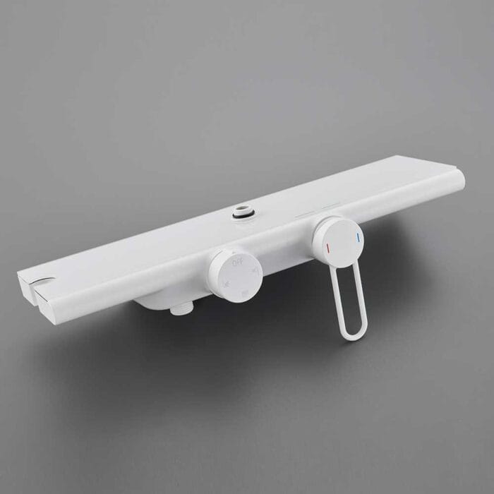 White Brass Exposed Shower Set - Image 7