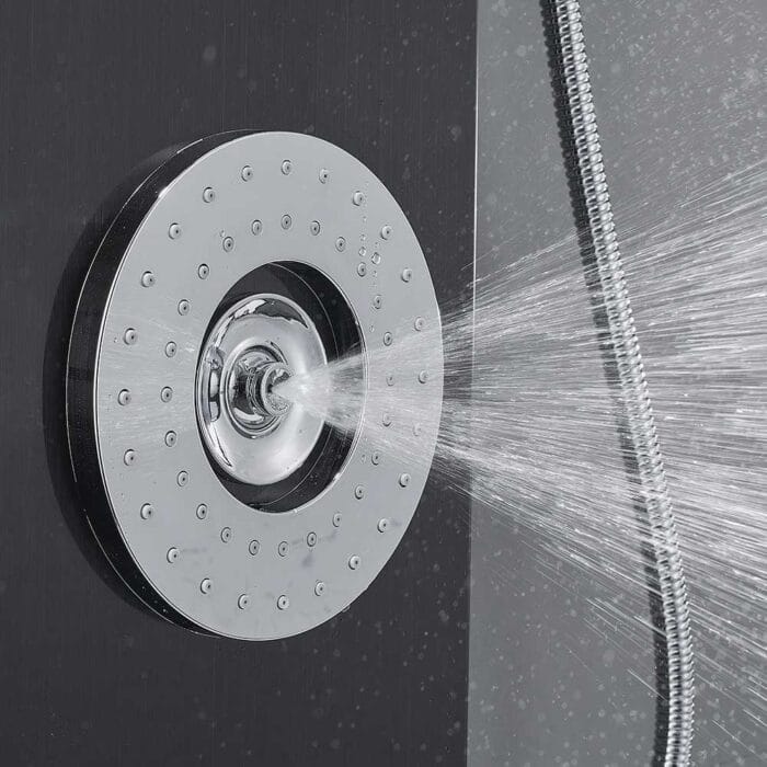 LED Black SUS04 Bathroom Shower Panel - Image 11