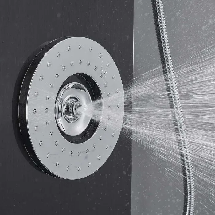 LED Black SUS04 Bathroom Shower Panel - Image 11