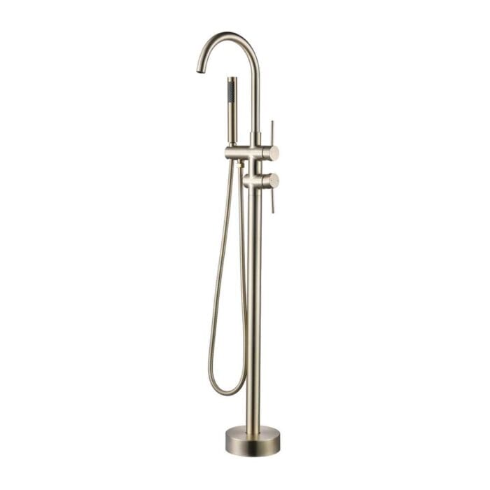 Hot And Cold Floor Standing Bathtub Faucets - Image 3