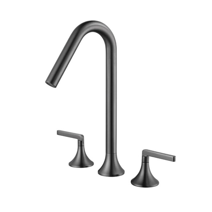 Chrome Widespread Basin Faucet - Image 9