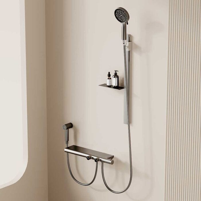 Gun Gary Thermostati Exposed  Shower Set With Spray