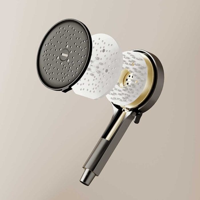 Gun Gary Thermostati Exposed  Shower Set With Spray - Image 5