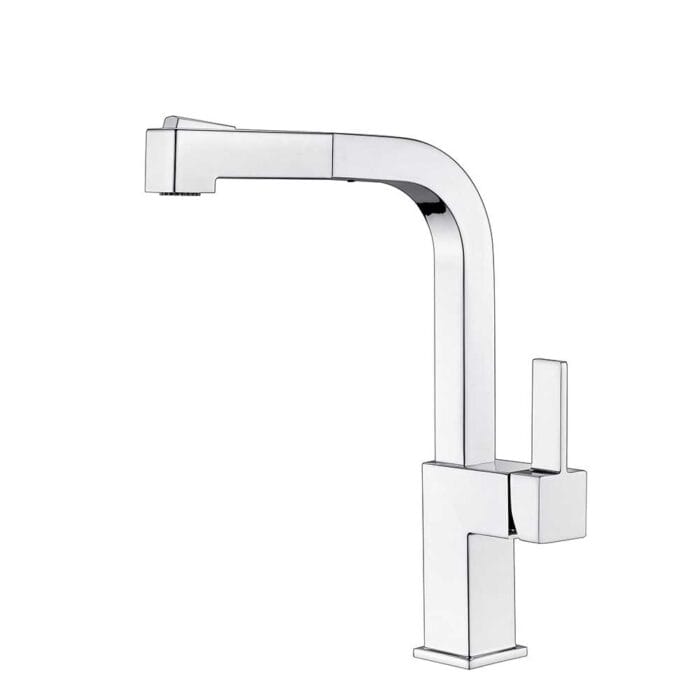 Chorme Pull Out Kitchen Faucet