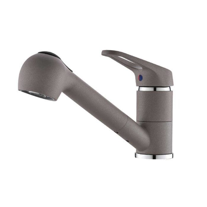 Black Single Handle Pull Out Kitchen Faucet
