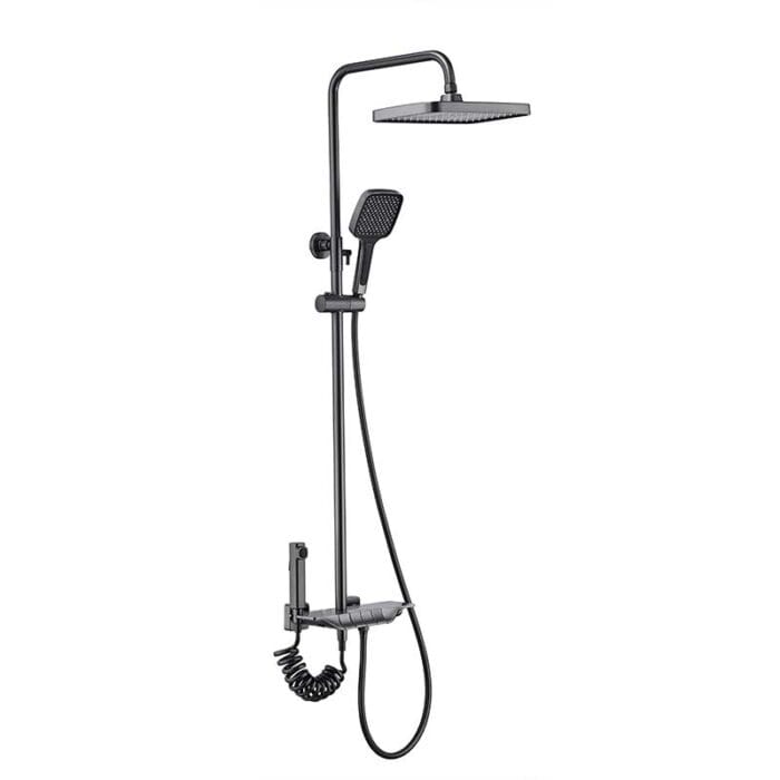 Gun Gary Bathroom Exposed Shower Set With Spray