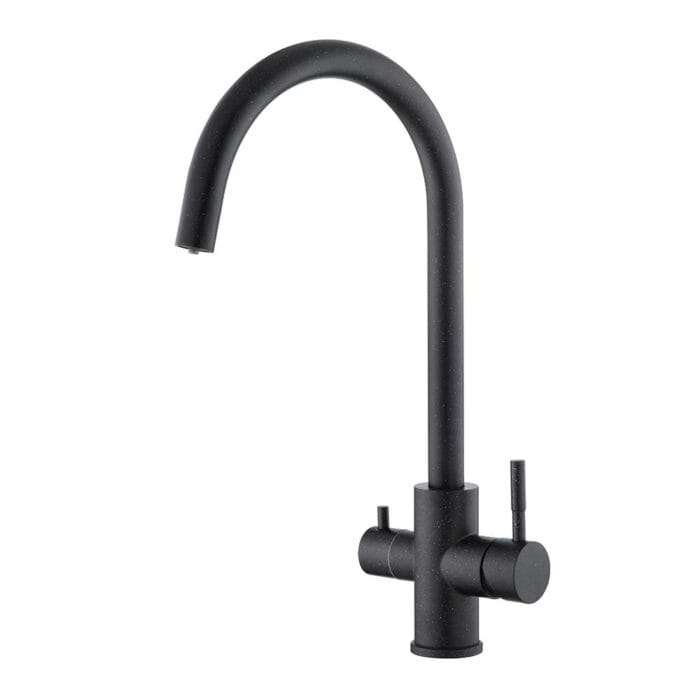 Single Hole Black Water Filter Kitchen Faucet