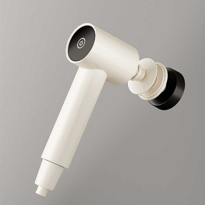 Milky White Digital Display Thermostati Exposed Shower Set - Image 8