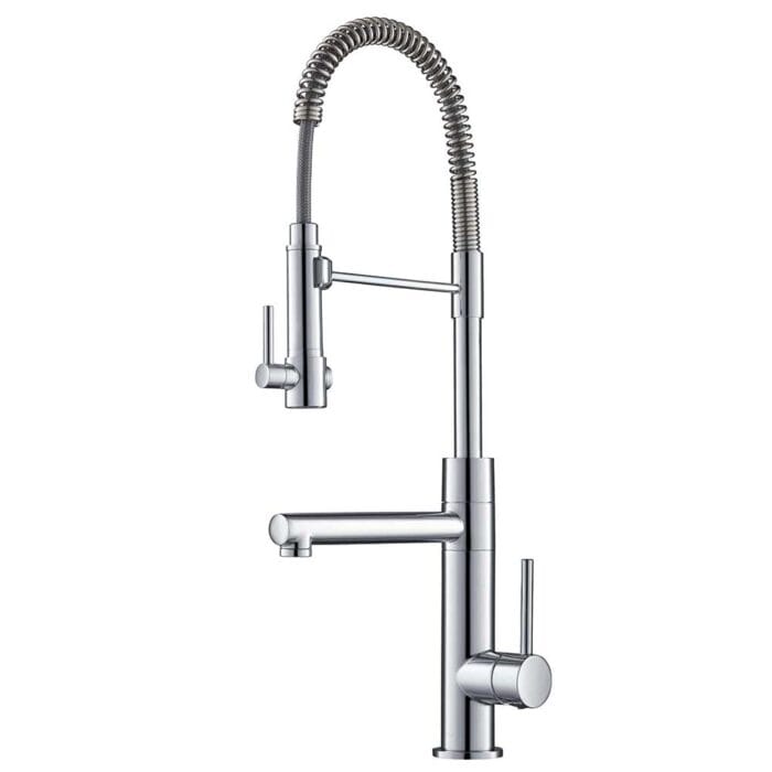 3 Way Single Handle Spring Kitchen Faucet