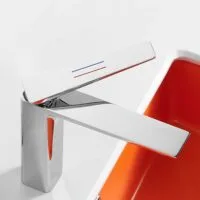 Singel Handle Chome Basin Water Faucet - Image 5