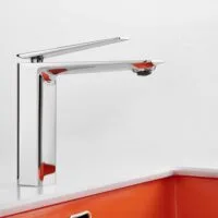 Singel Handle Chome Basin Water Faucet - Image 3