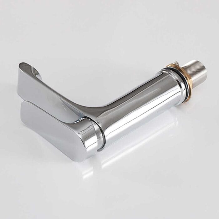 Singel Handle Chome Bathroom Sink Faucet - Image 4