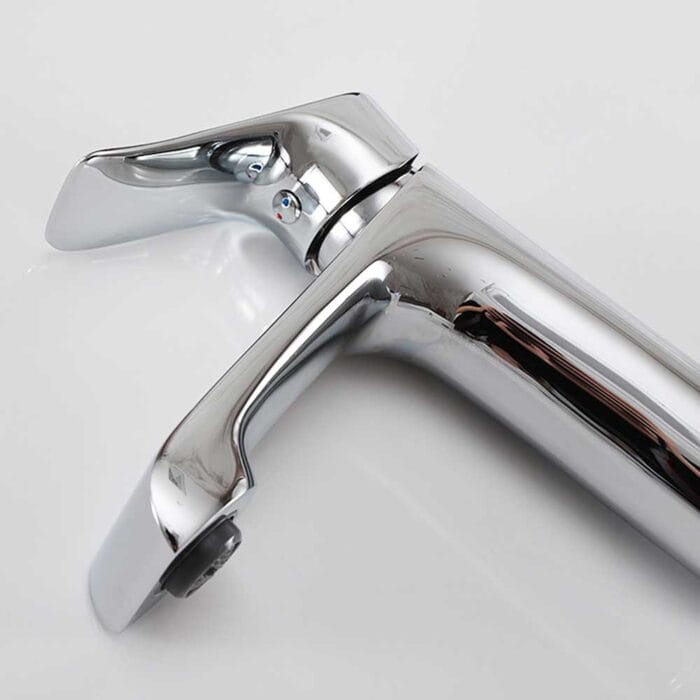 Singel Handle Chome Bathroom Sink Faucet - Image 5