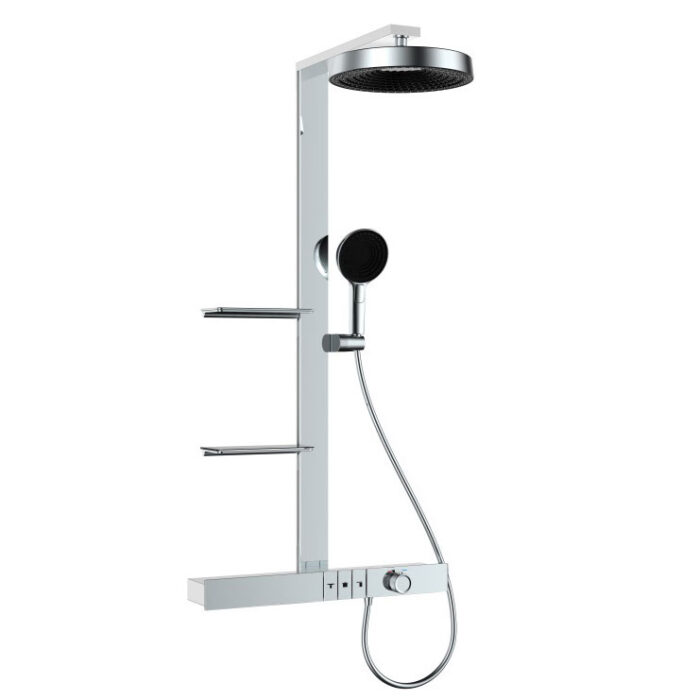 Modern Gunmetal Brass Exposed Shower Set - Image 7