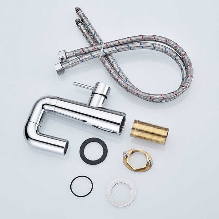 Singel Handle Universal Chome Basin Water Faucet - Image 7
