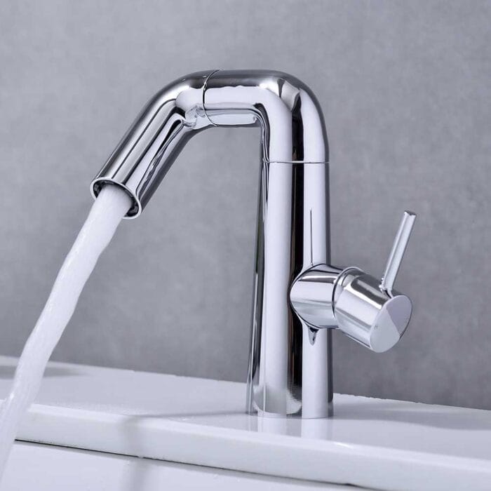 Singel Handle Universal Chome Basin Water Faucet - Image 2