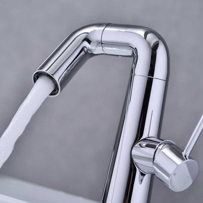 Singel Handle Universal Chome Basin Water Faucet - Image 3