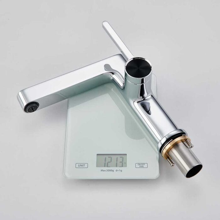 Singel Handle Chome Bathroom Wash Basin Water Faucet - Image 9