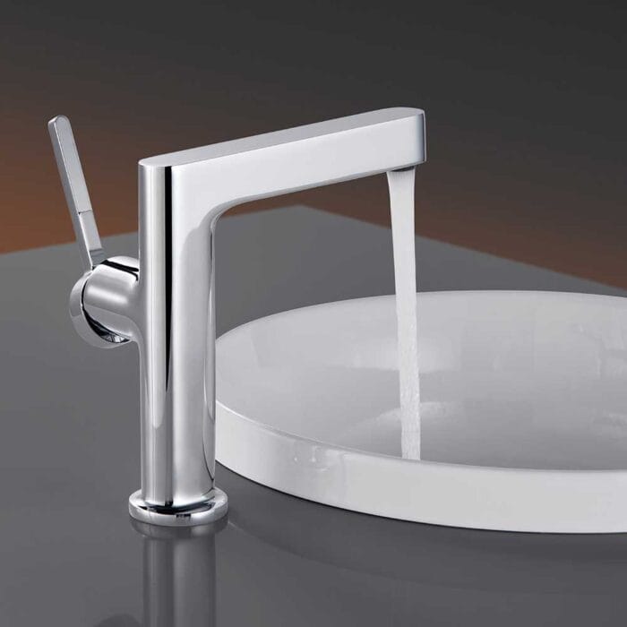 Singel Handle Chome Bathroom Wash Basin Water Faucet - Image 3
