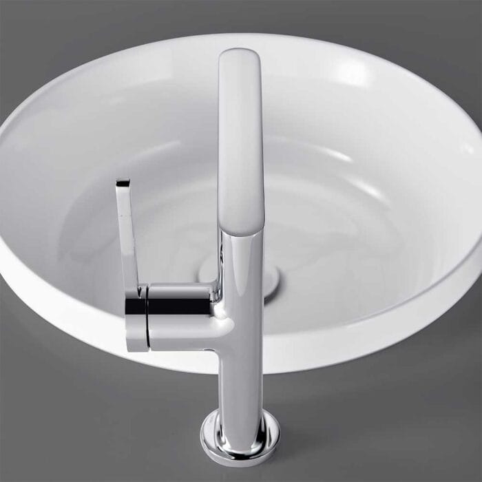 Singel Handle Chome Bathroom Wash Basin Water Faucet - Image 4