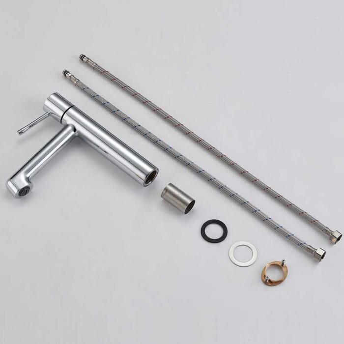 Chome Basin Water Faucet For Bathroom - Image 4
