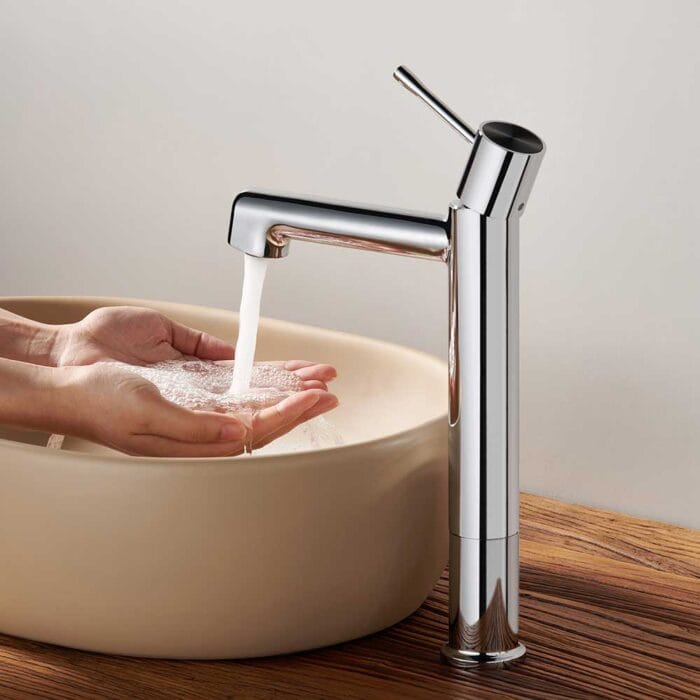 Single Hole Vessel Faucet For Bathroom - Image 3