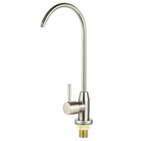Black Single Hole Brushed Water Filter Faucet - Image 2
