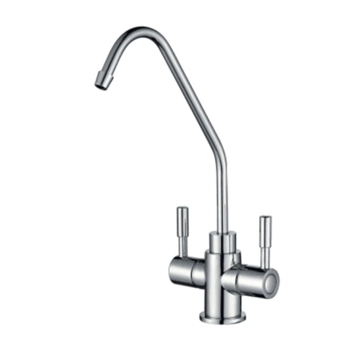 Chrome Two Handle Water Filter Faucet