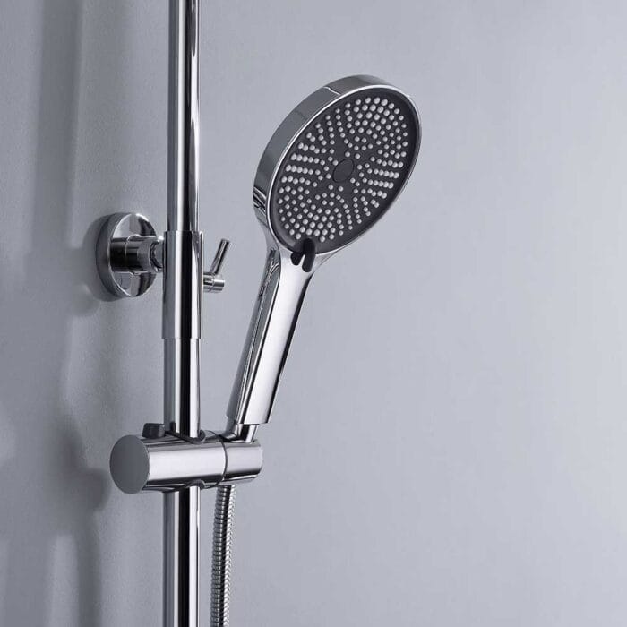 Vera Chrome Thermostati Exposed Shower Set - Image 8
