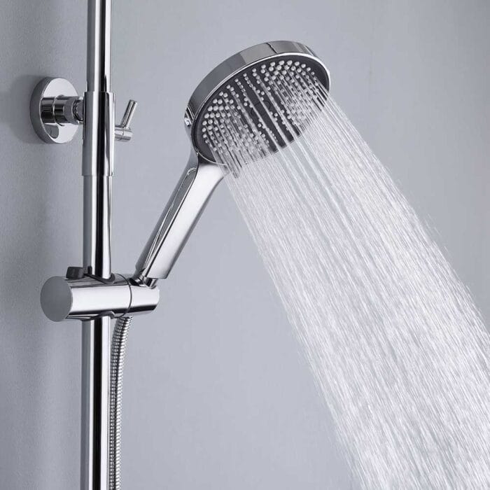 Vera Chrome Thermostati Exposed Shower Set - Image 5