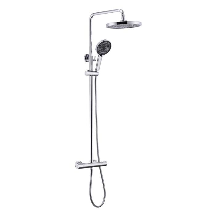 Vera Chrome Thermostati Exposed Shower Set