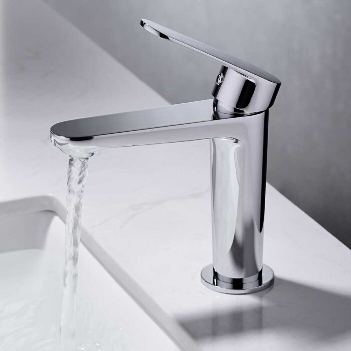Leo Chome Basin Water Faucet For Bathroom - Image 3