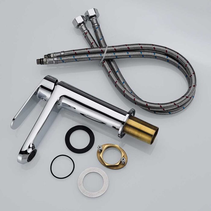 Leo Chome Basin Water Faucet For Bathroom - Image 8