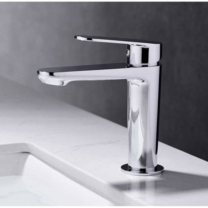 Leo Chome Basin Water Faucet For Bathroom - Image 2