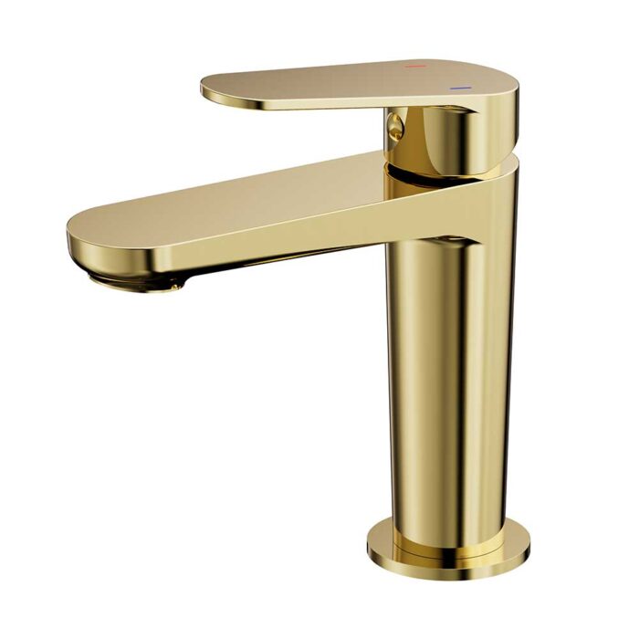 Leo Gold Bathroom Basin Water Faucet
