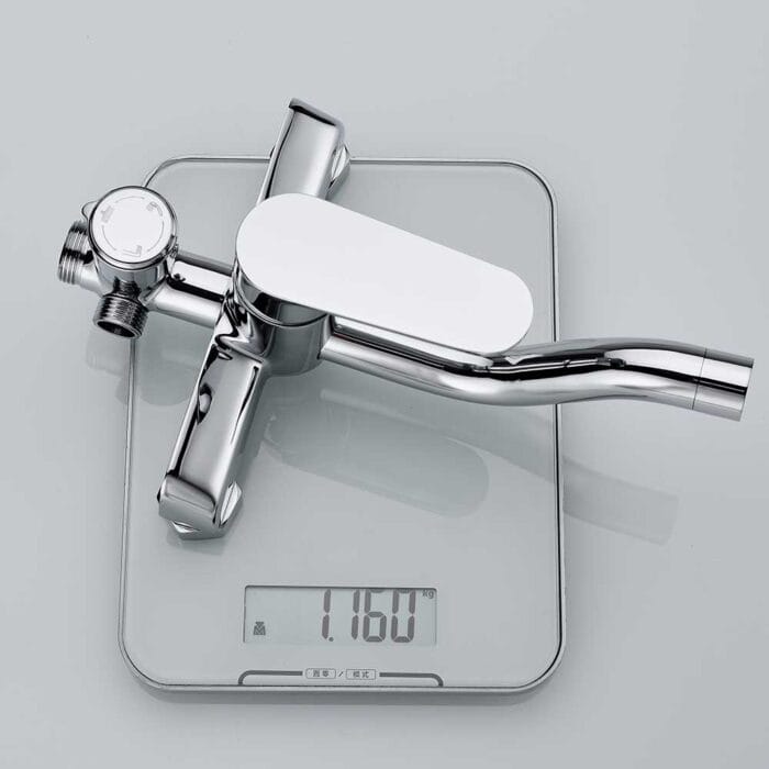 Leo Chrome Brass Exposed Shower Set - Image 9
