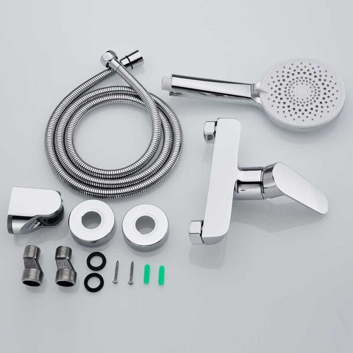 Leo Chrome Single Function Exposed Shower Set - Image 11