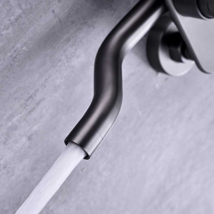 Luna Gun Gary Brass Exposed Shower Set - Image 7